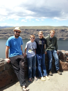 Overlooking the Columbia River and the Ginkgo Petrified Forest State Park